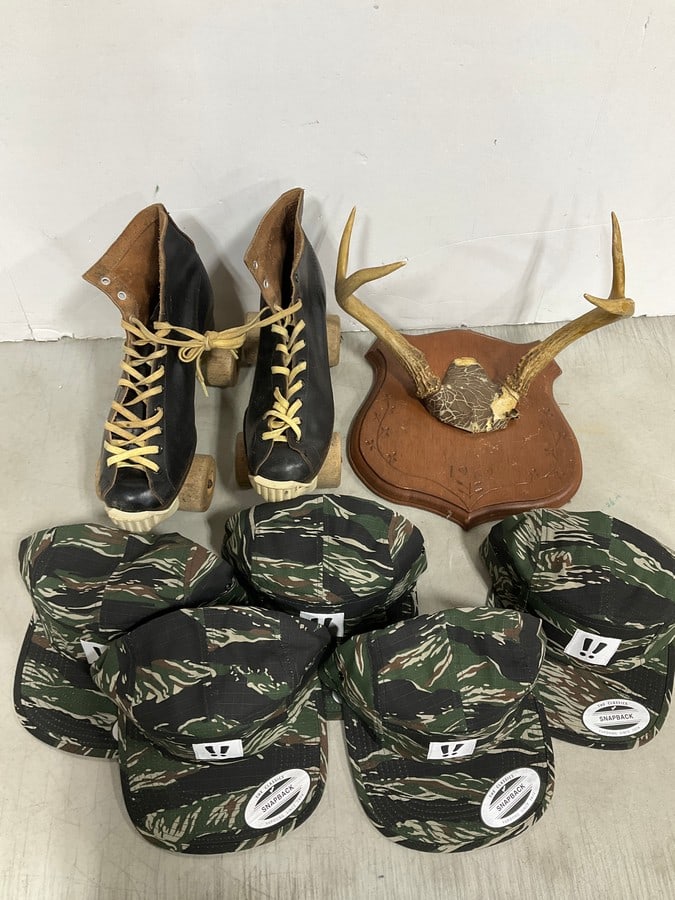 Deer Antler (4 point), Roller Skates, and Hats: Deer Antler (4 point), Roller Skates, and Hats