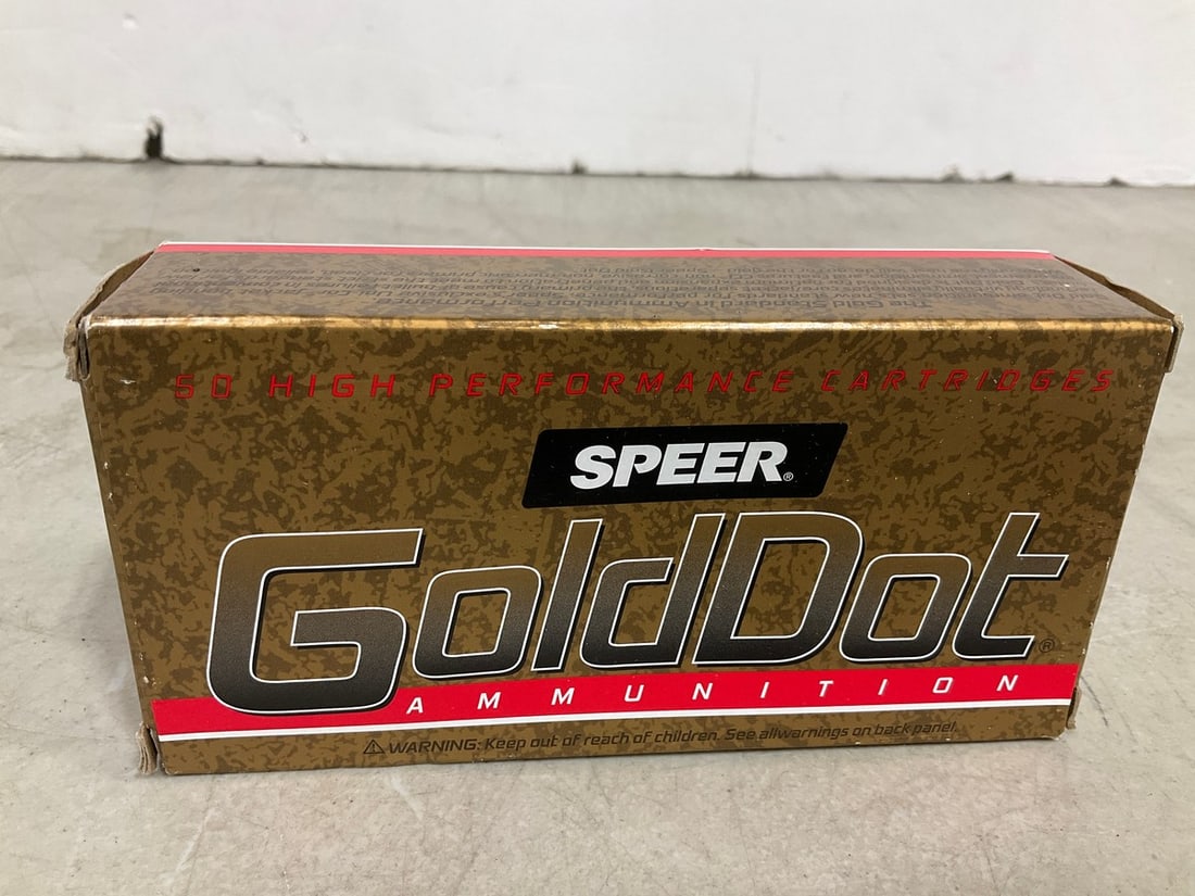 Speer Gold Dot Ammunition (50 Cartridges): Speer Gold Dot Ammunition (50 Cartridges)