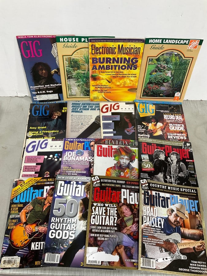 Various Guitar/Music Magazines: Various Guitar/Music Magazines