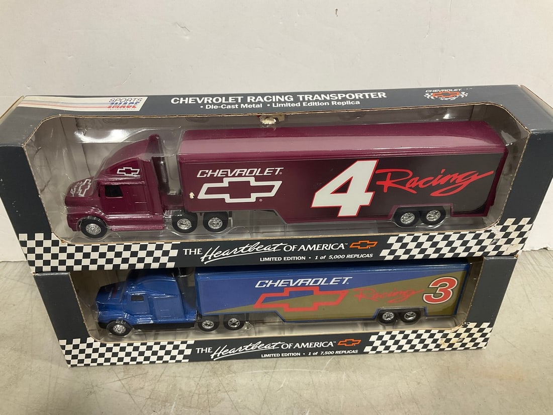 Chevrolet Racing Transporter Diecast Replicas *new in boxes* (1 of 1)