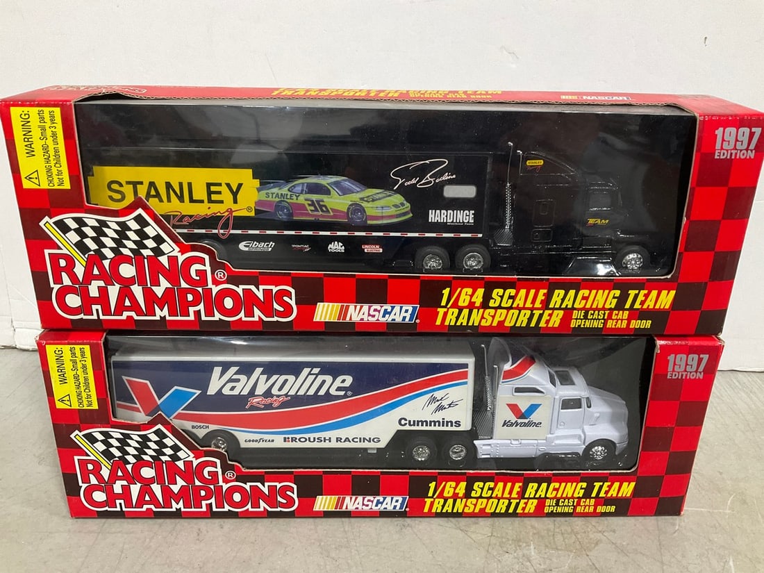 Racing Champions 1:64 Racing Team Transporters *new in boxes* (1 of 1)