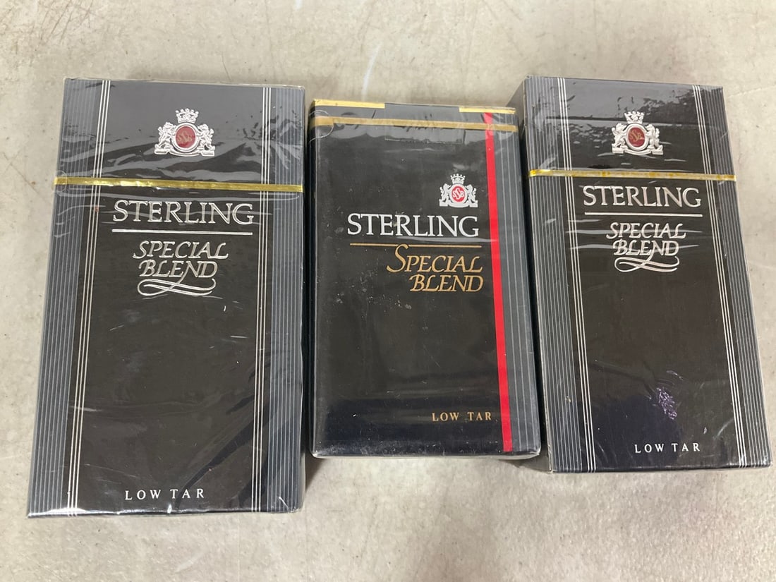 Vintage Tobacco Packs - Sterling *sealed*: Vintage Tobacco Packs - Sterling *sealed*