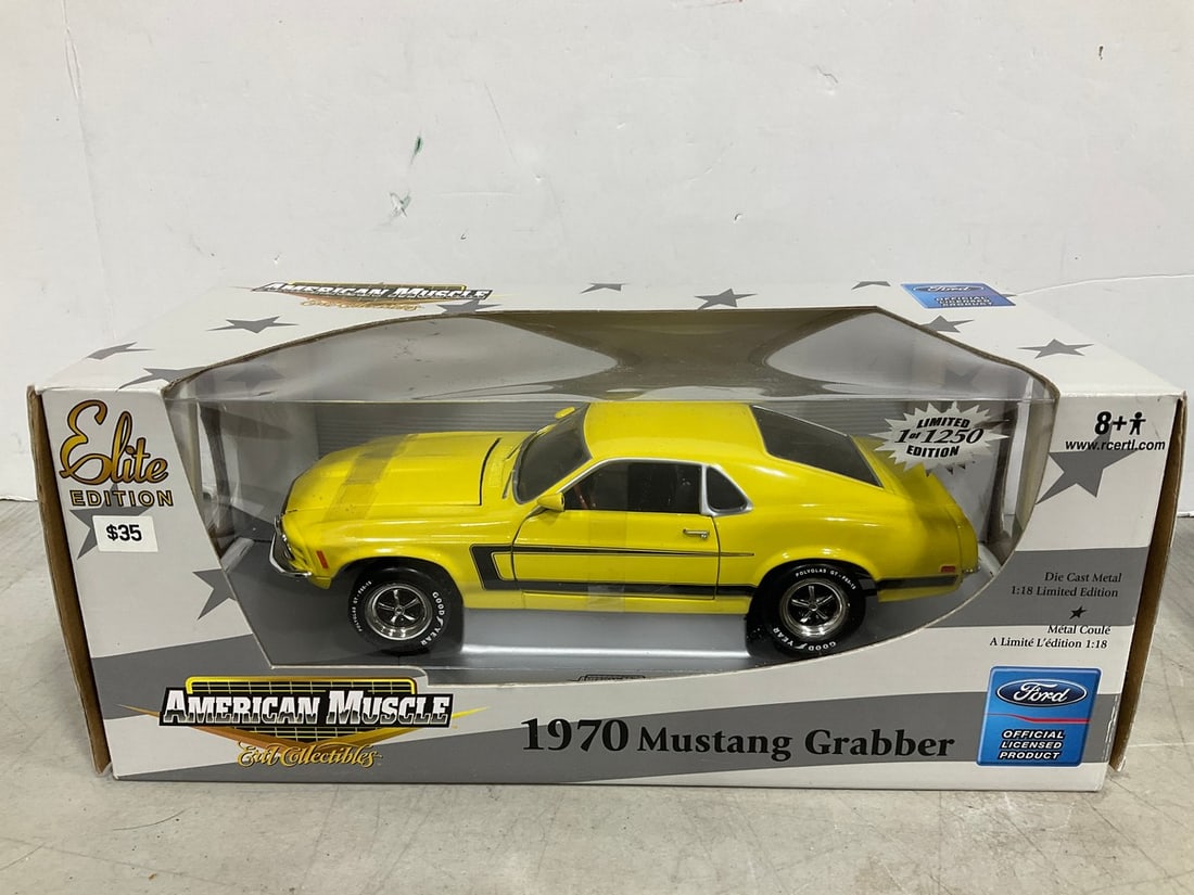 American Muscle 1970 Mustang Grabber Diecast Model *new in box* (1 of 1)