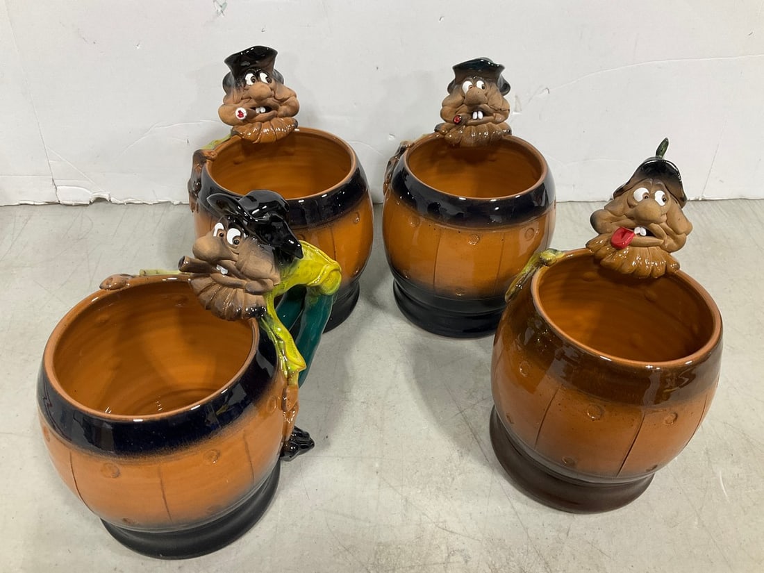 Handmade Troll Mugs by Robert Karlinsey(7in Tall): Handmade Troll Mugs by Robert Karlinsey(7in Tall)