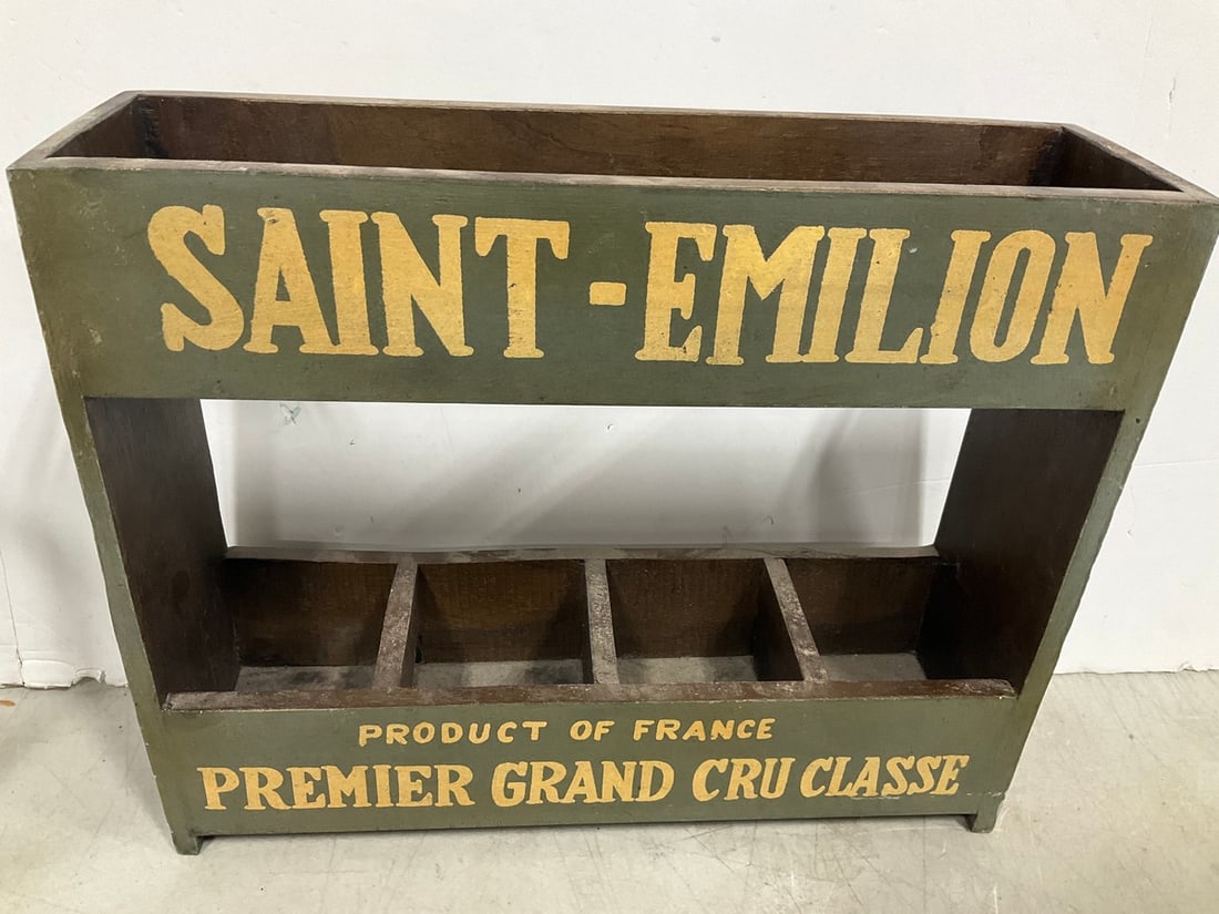 French Wooden Wine Crate (13.5inx16.5inx4.5in) (1 of 1)