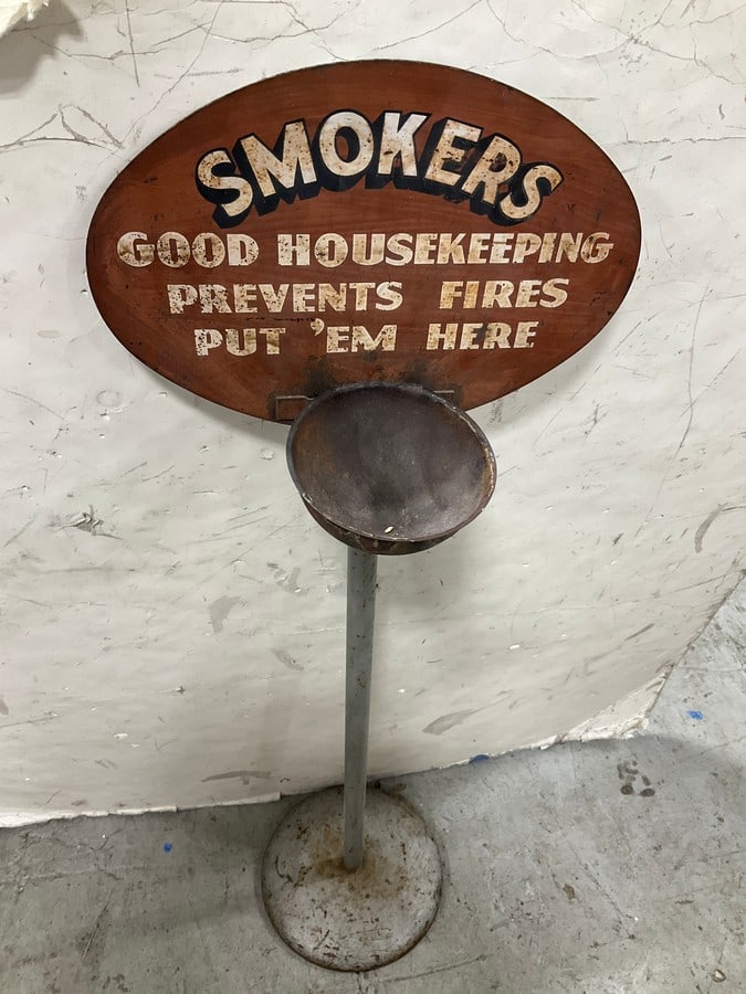Vintage Advertising Non-Smoking Stand (1 of 1)