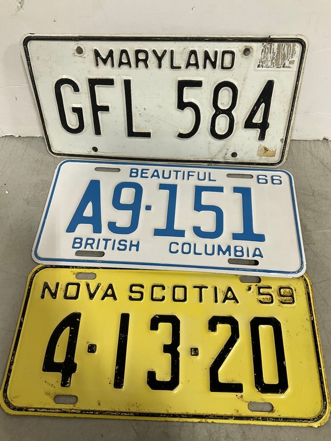 Vintage License Plates (1 of 1)