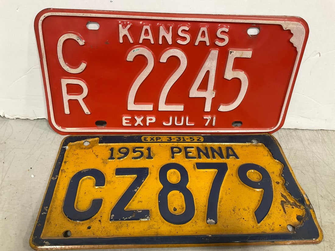Vintage License Plates (1 of 1)