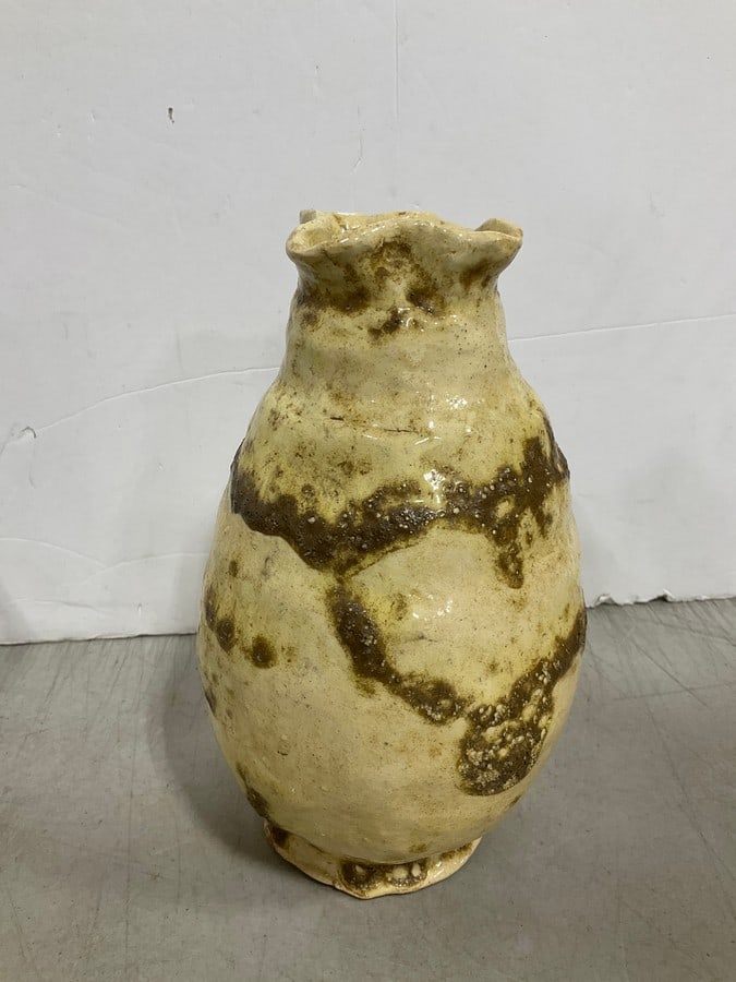 Shino style ceramic vase(9in.tall) (1 of 1)