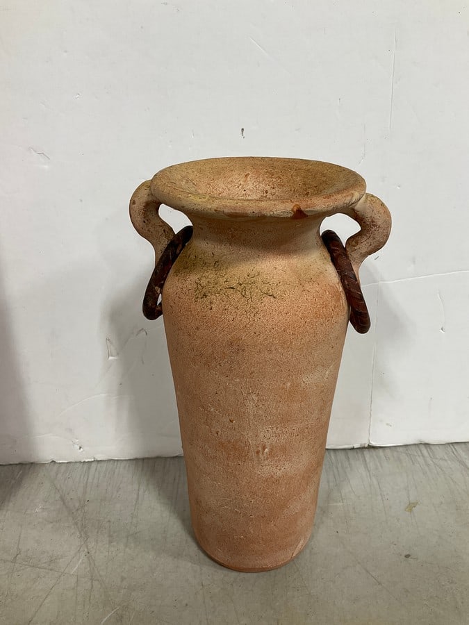 Terracotta vase(12in.x24in.): Terracotta vase(12in.x24in.)