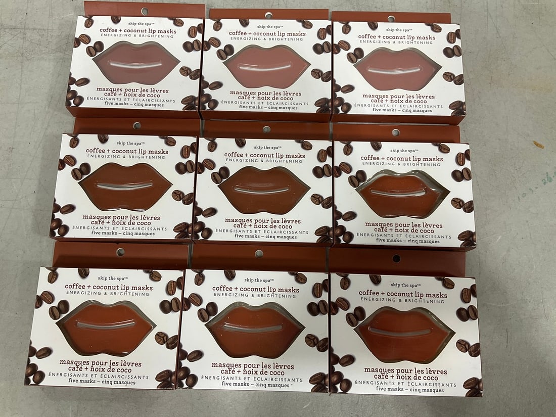Coffee and coconuts lip masks(9 total-new in package): Coffee and coconuts lip masks(9 total-new in package)