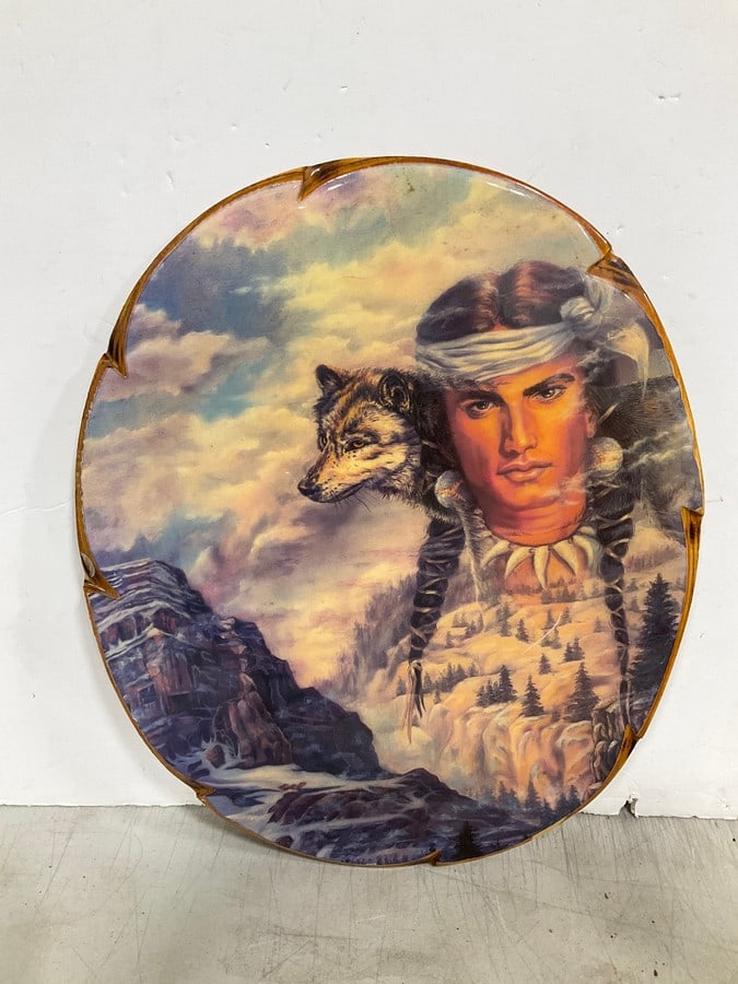 1991 Indian Wolf print(15in.x19in.): 1991 Indian Wolf print(15in.x19in.)