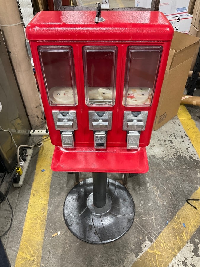 Triple Head Bulk Vending Machine Dispenser (42in Tall) (1 of 1)