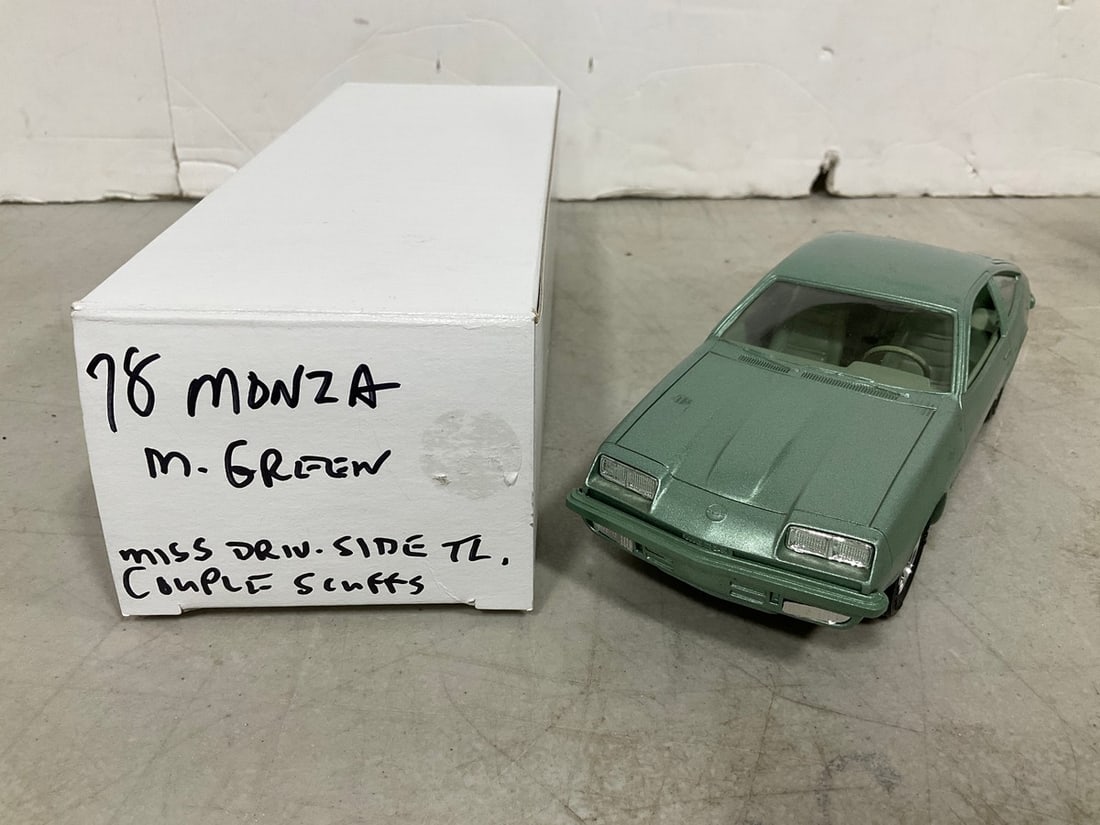 ERTL 1978 Monza Dealer Promo Car - Green: ERTL 1978 Monza Dealer Promo Car - Green