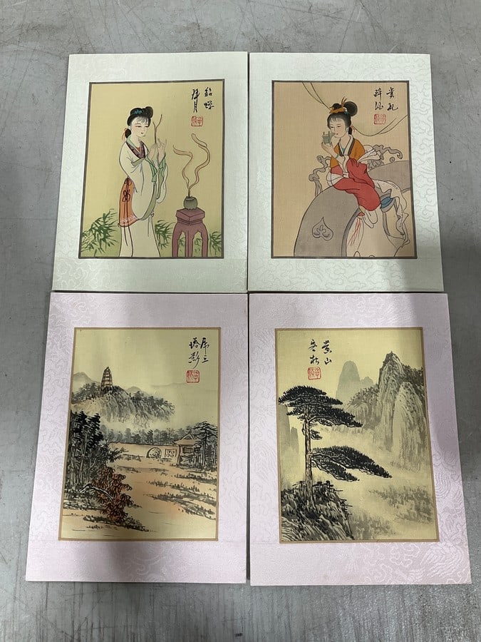 Vintage oriental artwork: Vintage oriental artwork