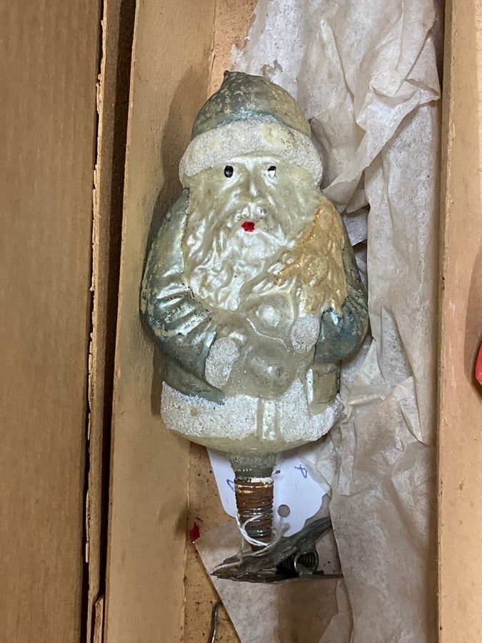 Hand blown santa vintage christmas ornament: Hand blown santa vintage christmas ornament