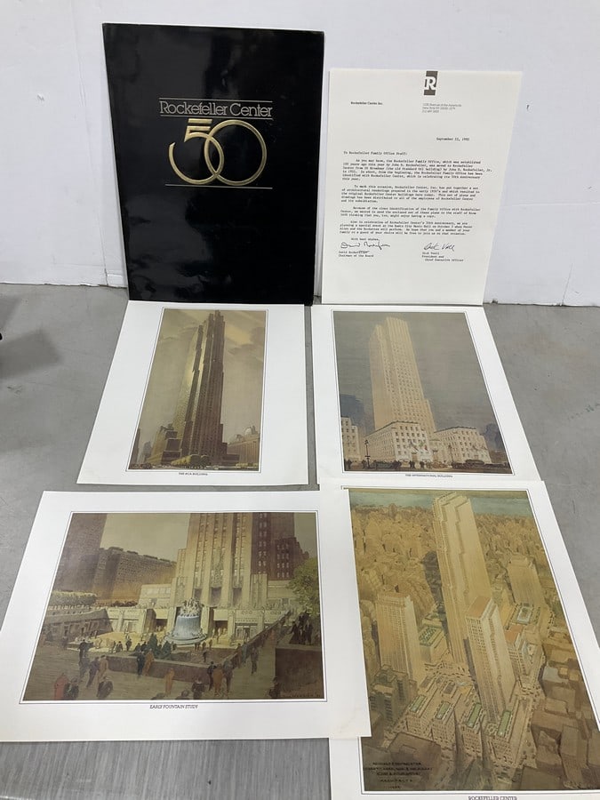 Rockefeller Center 50th Anniversary Prints: Rockefeller Center 50th Anniversary Prints