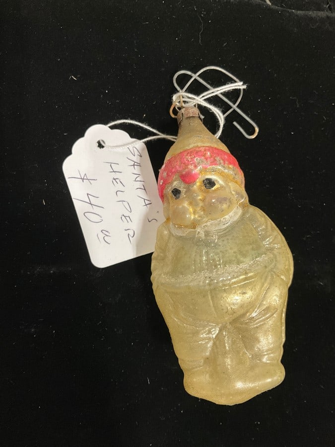 Vintage Handblown Accordion Ornament: Vintage Handblown Accordion Ornament