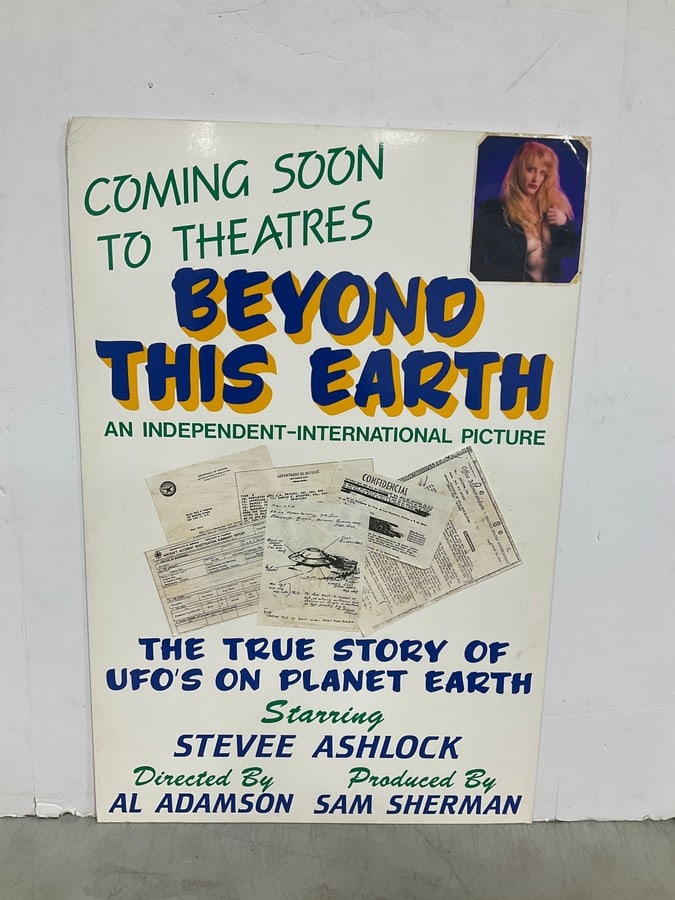 Beyond This Earth Movie Poster by Sam Sherman (20inx30in): Beyond This Earth Movie Poster by Sam Sherman (20inx30in)