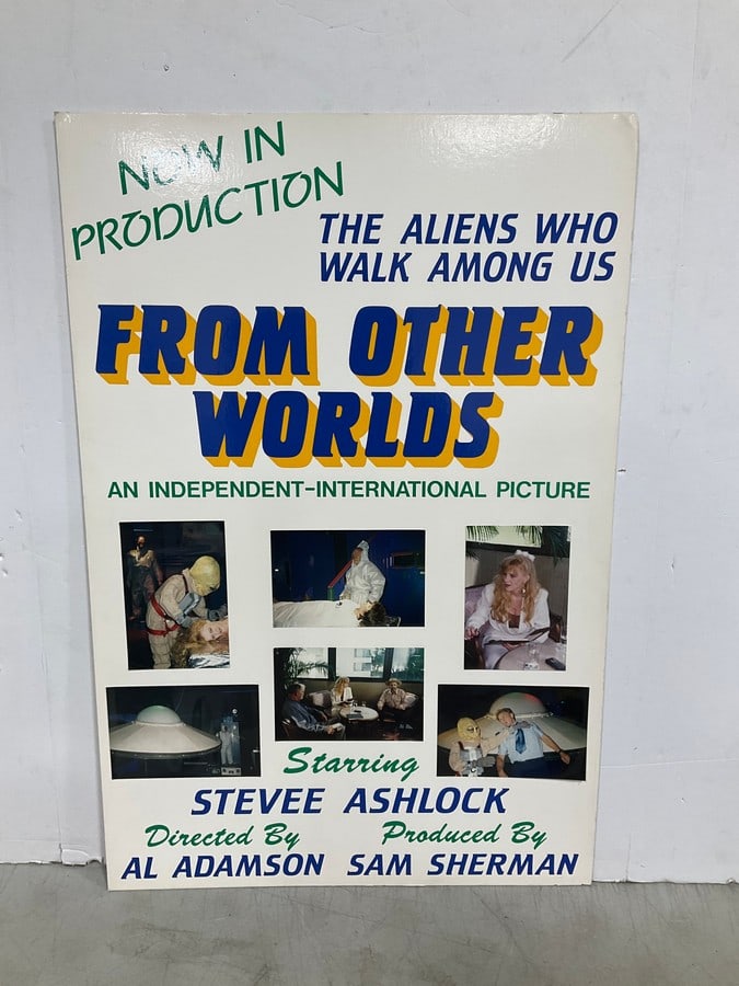 From Other Worlds Movie Poster by Sam Sherman (20inx30in): From Other Worlds Movie Poster by Sam Sherman (20inx30in)