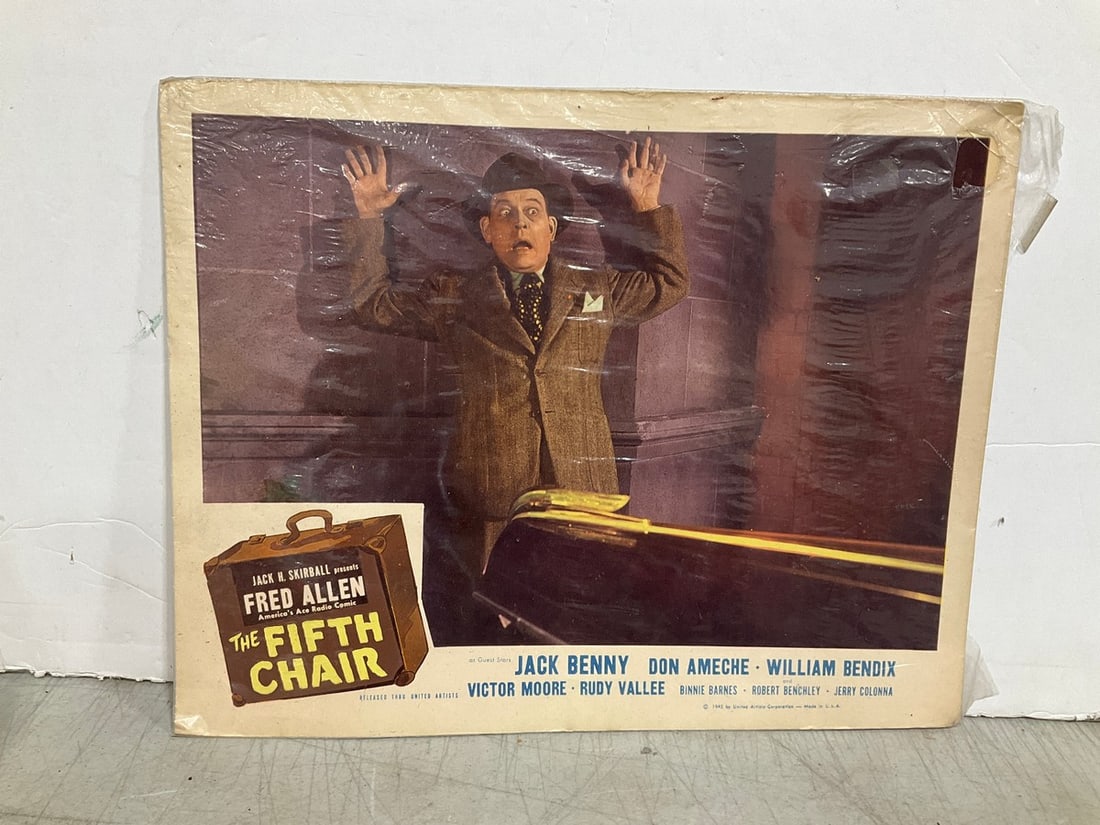 Vintage 'Its in the Bag' Movie Lobby Card (11inx14in): Vintage 'Its in the Bag' Movie Lobby Card (11inx14in)