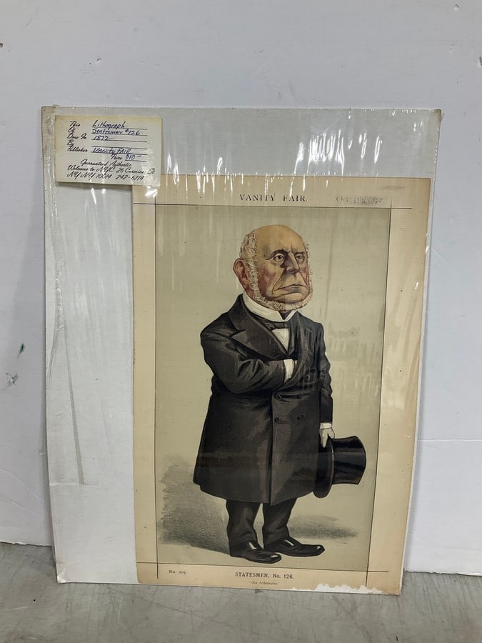 Vintage Vanity Fair Lithograph 9inx14in): Vintage Vanity Fair Lithograph 9inx14in)