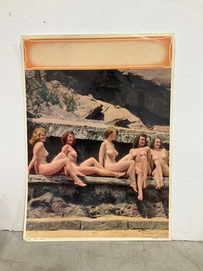 Silent Charms Nude Print (12inx16.5in): Silent Charms Nude Print (12inx16.5in)