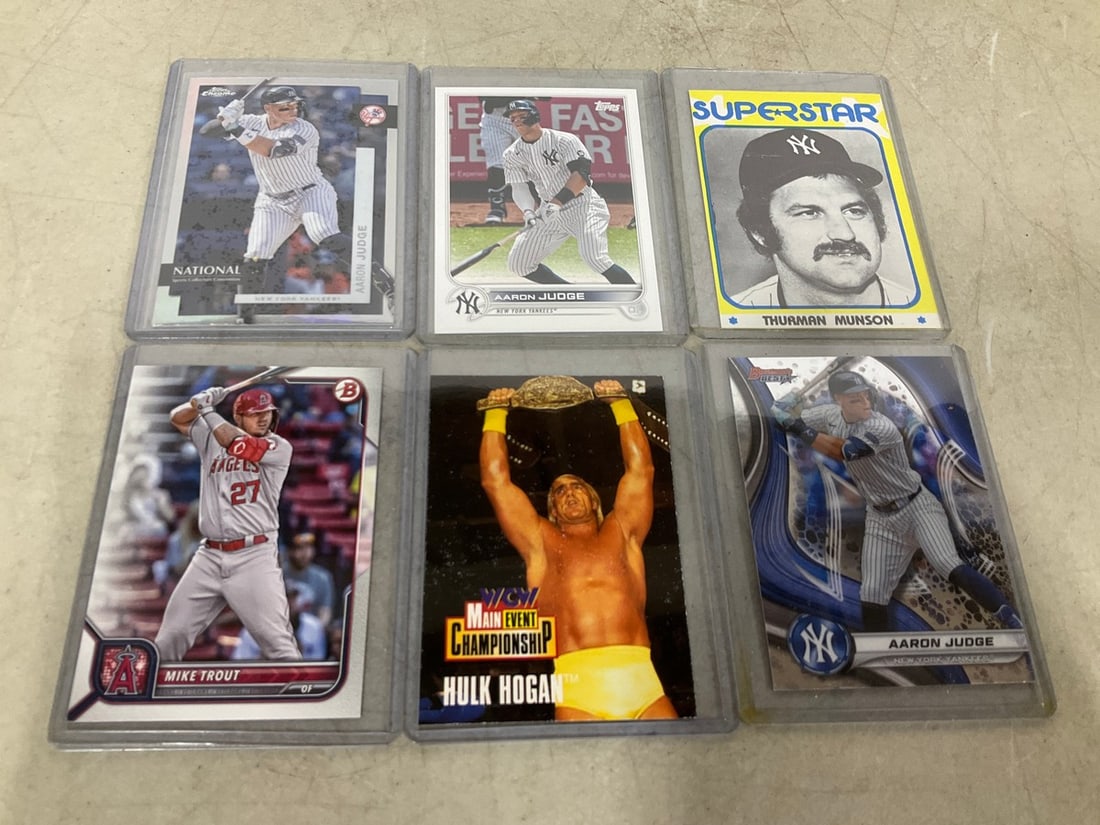 Various Collectible Cards (Aaron Judge, Mike Trout, etc) (1 of 1)