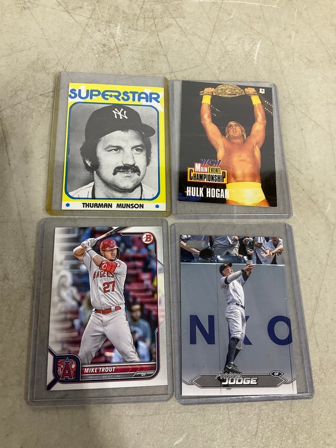 Various Collectible Cards (Aaron Judge, Mike Trout, etc): Various Collectible Cards (Aaron Judge, Mike Trout, etc)