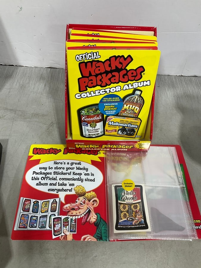 Wacky Package Albums *EMPTY* with 6 Wacky Package Stickers: Wacky Package Albums *EMPTY* with 6 Wacky Package Stickers