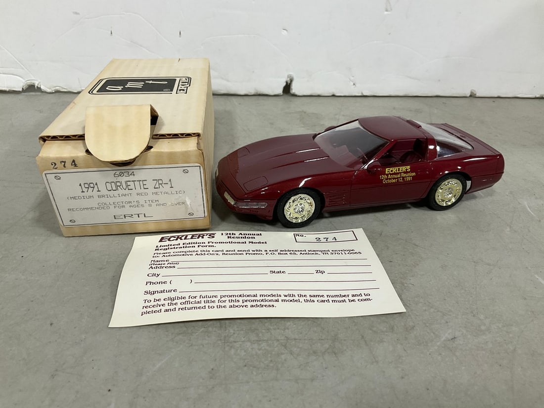 1991 Corvette ZR-1 Dealer Promo Car - Red: 1991 Corvette ZR-1 Dealer Promo Car - Red