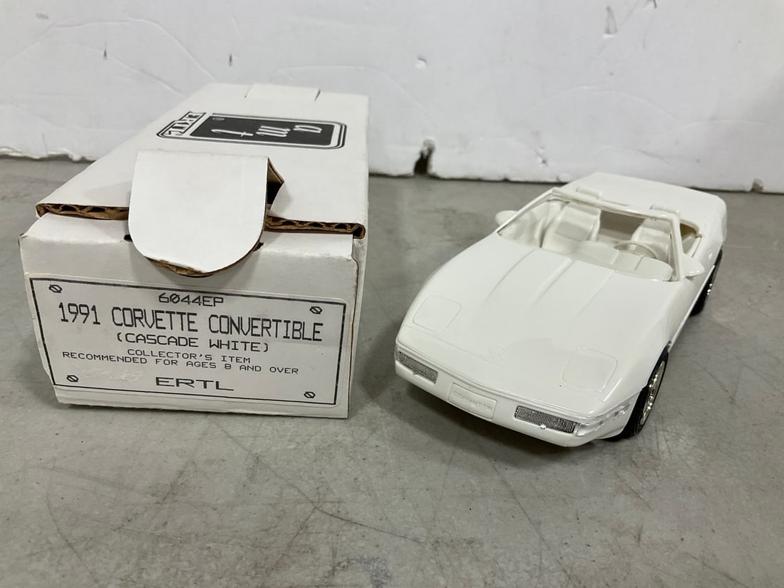 1991 Corvette Convertible Dealer Promo Car - White: 1991 Corvette Convertible Dealer Promo Car - White