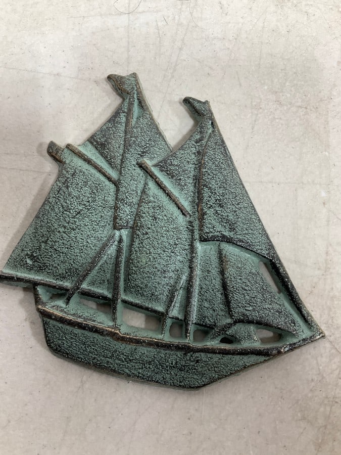 Cast Iron Boat Decor: Cast Iron Boat Decor