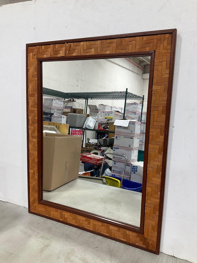 Wooden Framed Mirror (23inx29in) (1 of 1)
