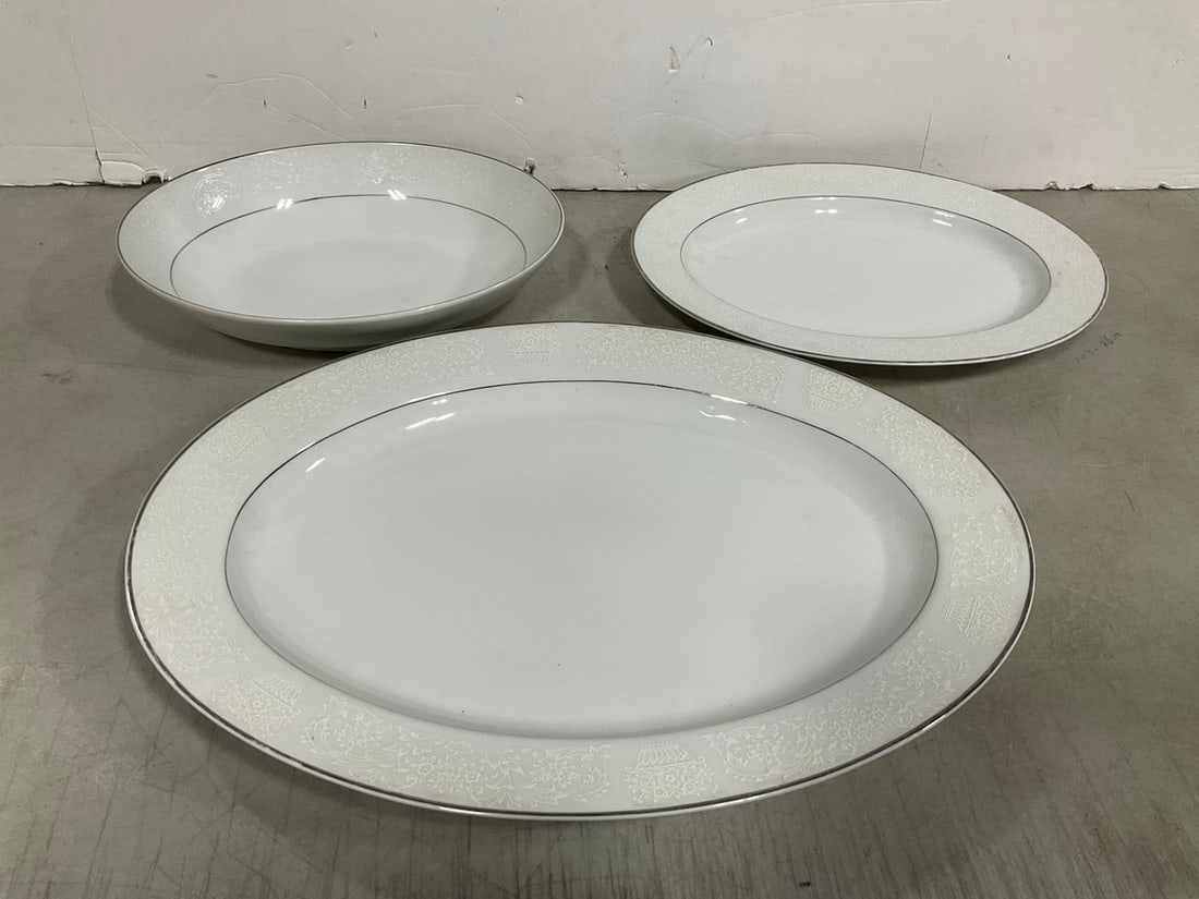 Vintage Regency Fine China Serving Dishes (Largest - 12inx16in): Vintage Regency Fine China Serving Dishes (Largest - 12inx16in)