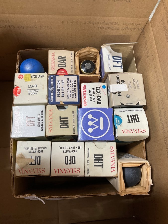 Vintage Projection Lamp Bulbs (1 of 1)