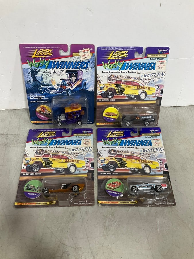 Johnny Lightning Wacky Winner Cars *new in box*: Johnny Lightning Wacky Winner Cars *new in box*