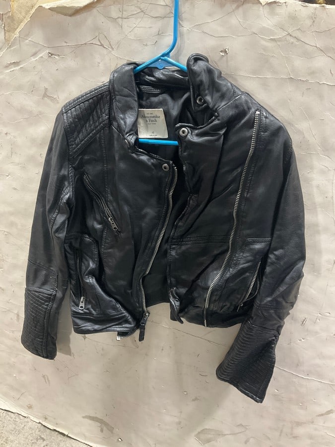 Abercrombie and Fitch Leather Jacket (Size: XS): Abercrombie and Fitch Leather Jacket (Size: XS)
