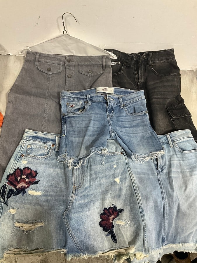Various Denim Shorts/Skirts/Pants (Hollister, Abercrombie and Fitch, etc): Various Denim Shorts/Skirts/Pants (Hollister, Abercrombie and Fitch, etc)