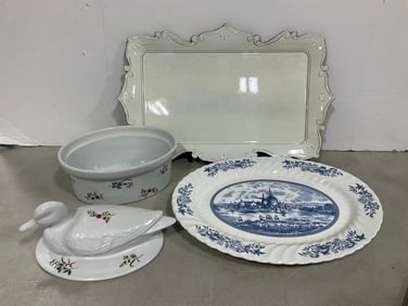 Cordon Bleu Casserole Dish, and Serving Platters (Largest - 12inx20in)