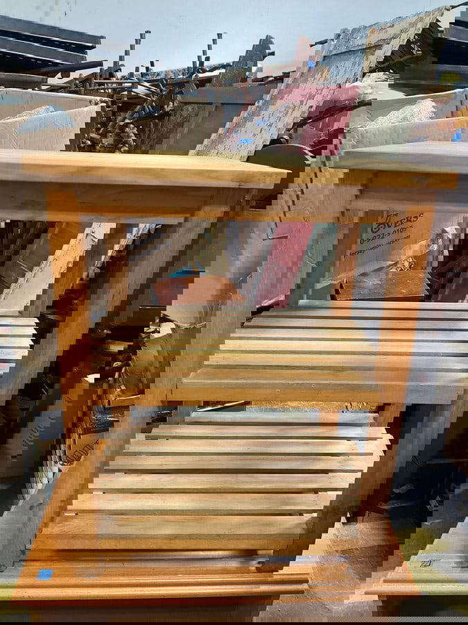 Solid Pine Vintage Table (24inx18inx31in) (1 of 1)