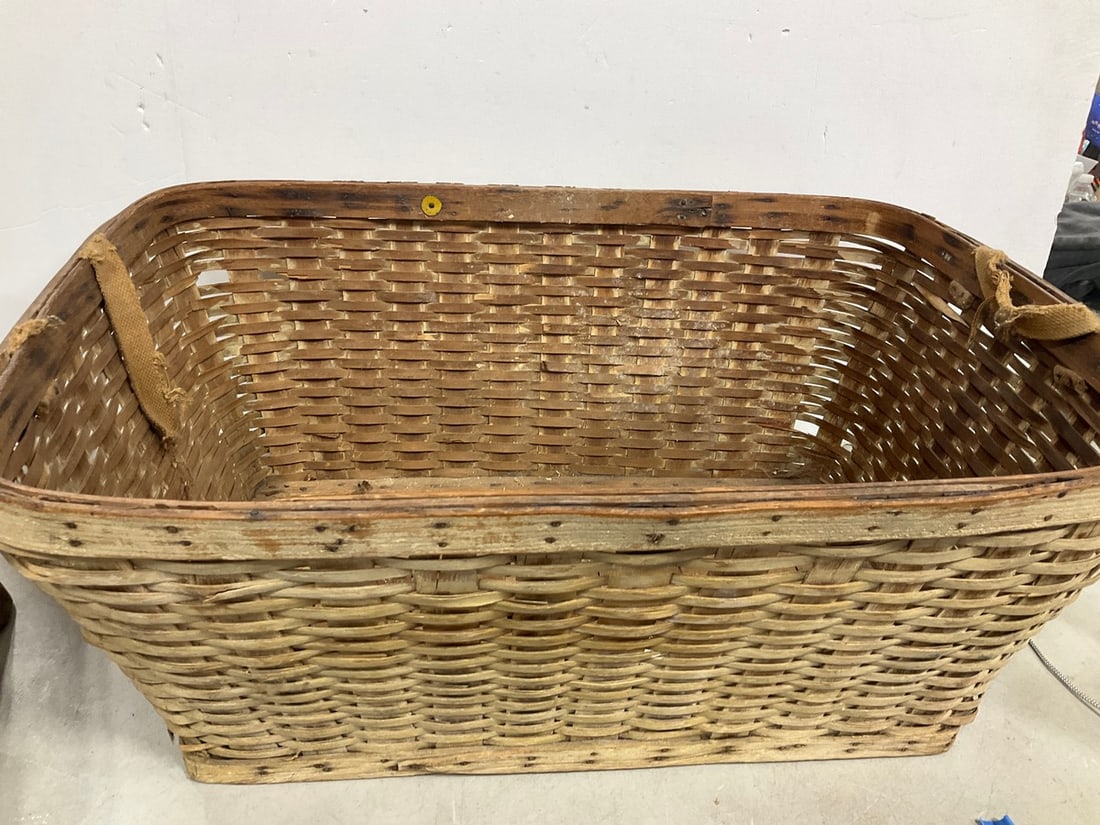 1930s Handwoven Basket (12inx28inx20in) (1 of 1)