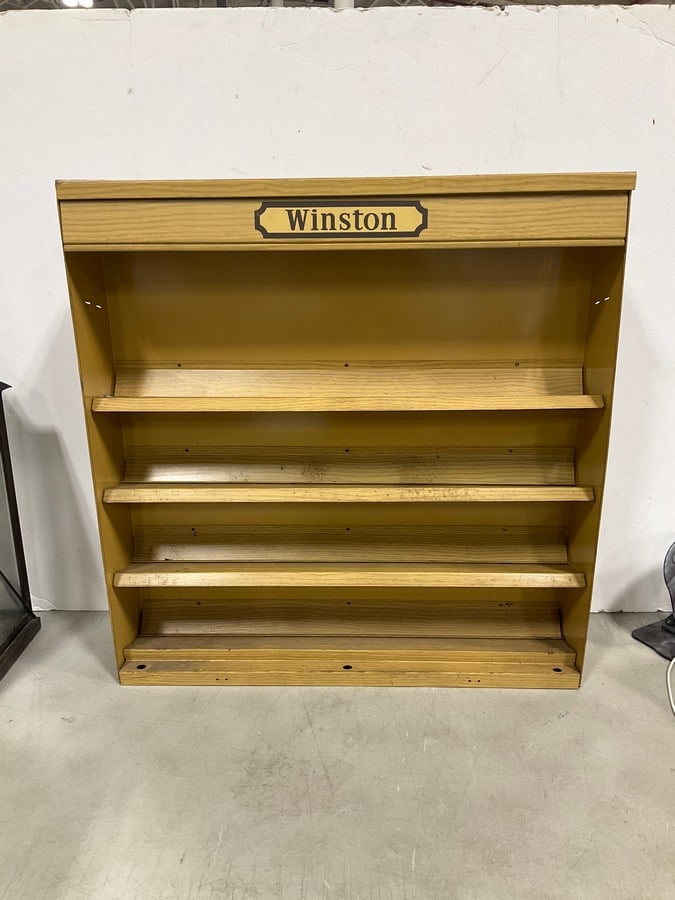 Vintage Winston metal cigarette display rack (1 of 1)