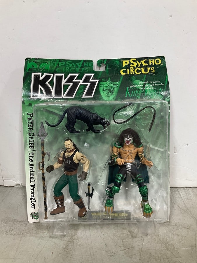 KISS Peter Criss/The Animal Wrangler collectible figures*new in package*: KISS Peter Criss/The Animal Wrangler collectible figures*new in package*