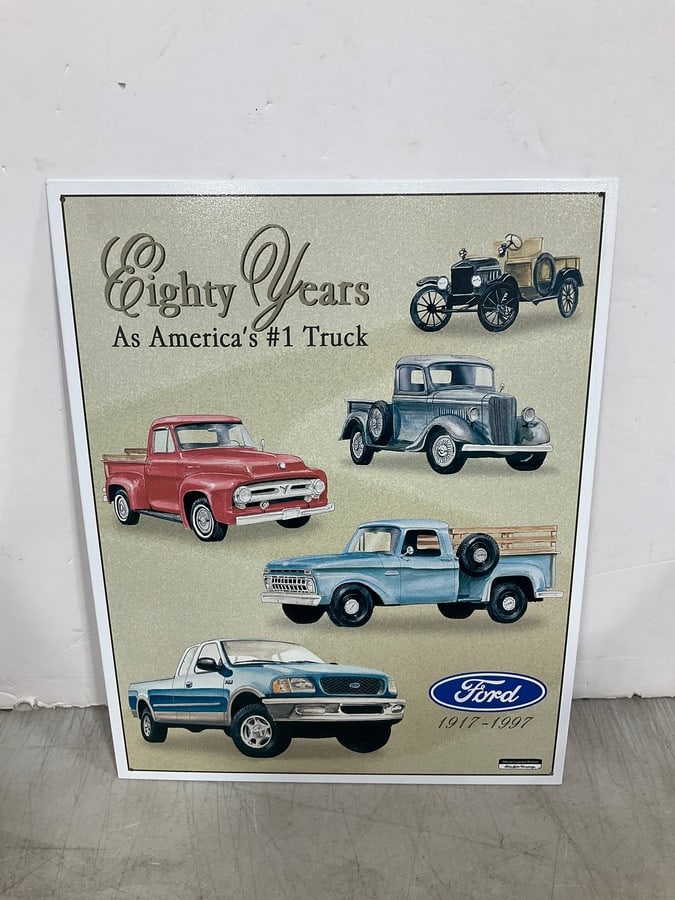 Ford metal sign(12.5in.x16in.): Ford metal sign(12.5in.x16in.)