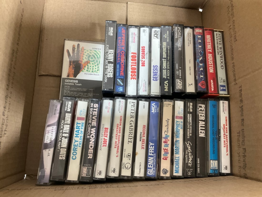 Various Cassette Tapes (Genesis, Billy Joel, etc): Various Cassette Tapes (Genesis, Billy Joel, etc)
