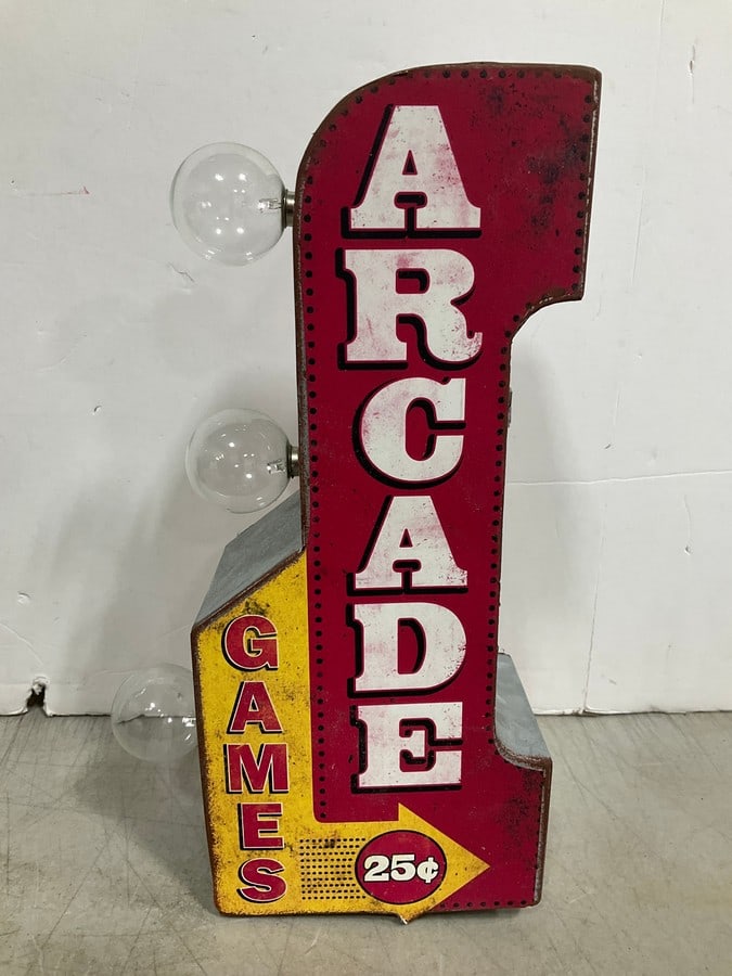 Wall Hanging Arcade/Game Light (12in Tall) (1 of 1)