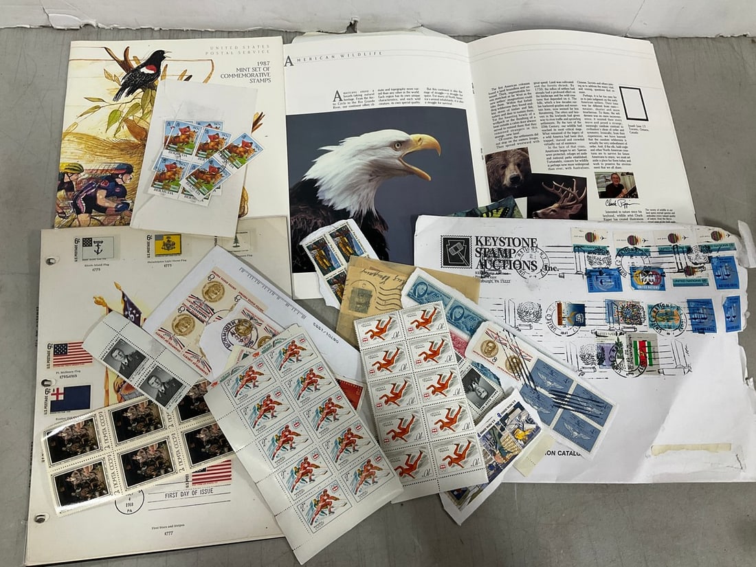 Various Stamps and 1987 Mint Sets: Various Stamps and 1987 Mint Sets