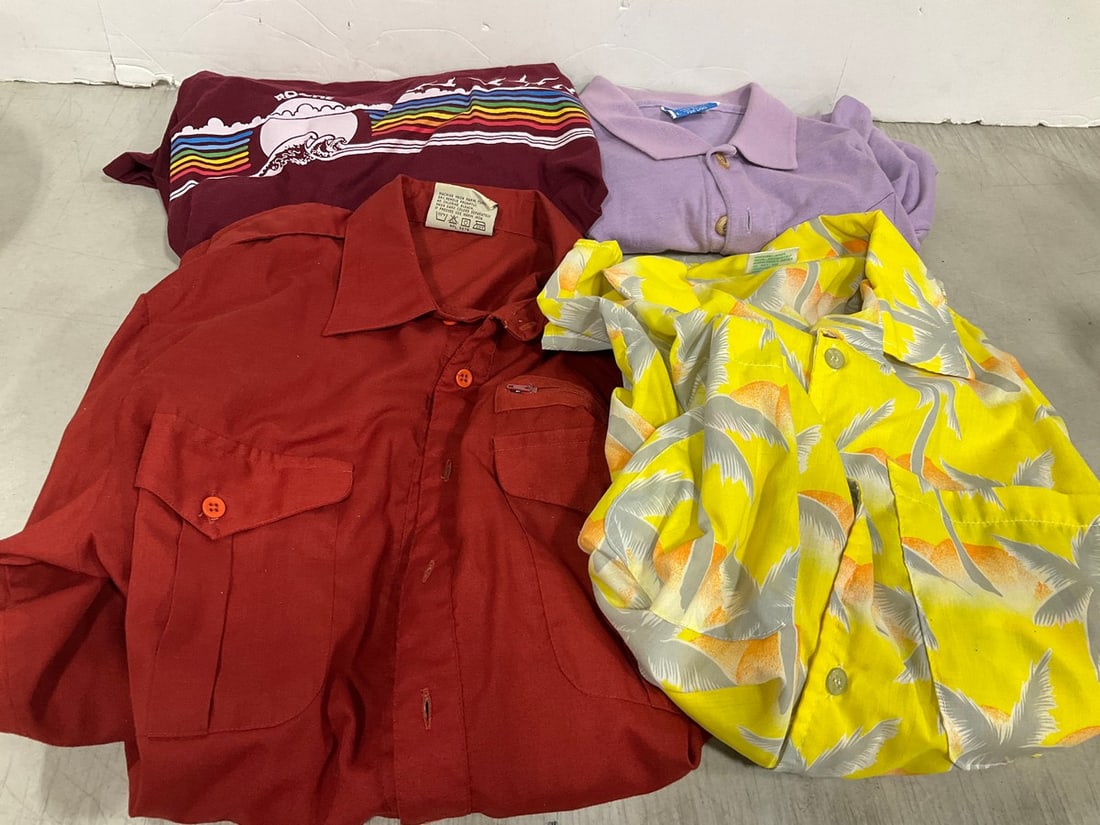 Various Button Up Shirts/Tshirts (Mostly Large): Various Button Up Shirts/Tshirts (Mostly Large)