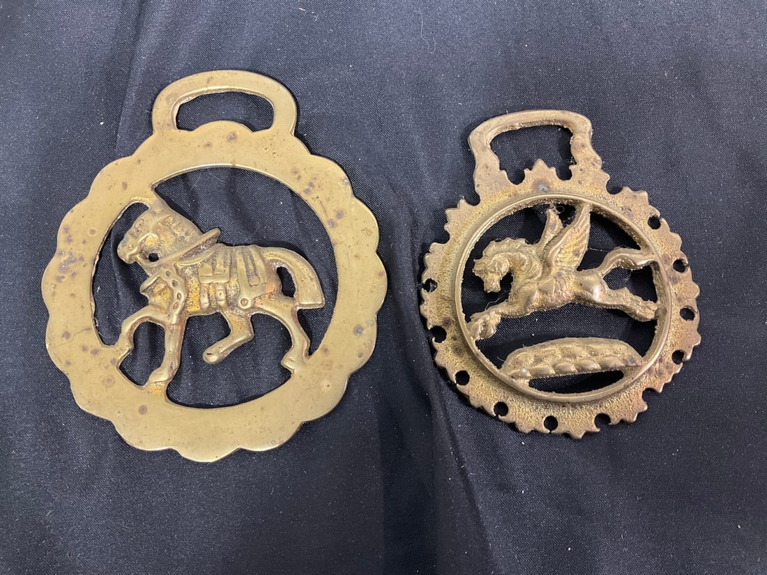 Vintage horse brasses: Vintage horse brasses